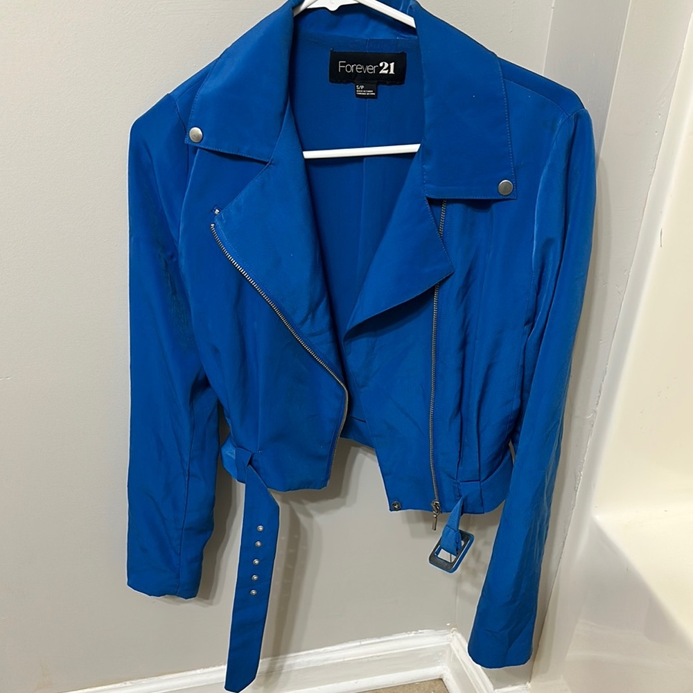 Forever 21 Women's Blue Jacket